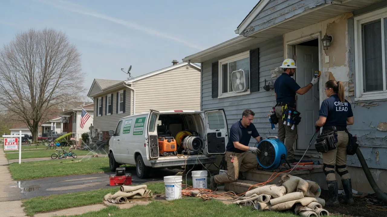 Flood Cleanup in Kellyville, OK near me