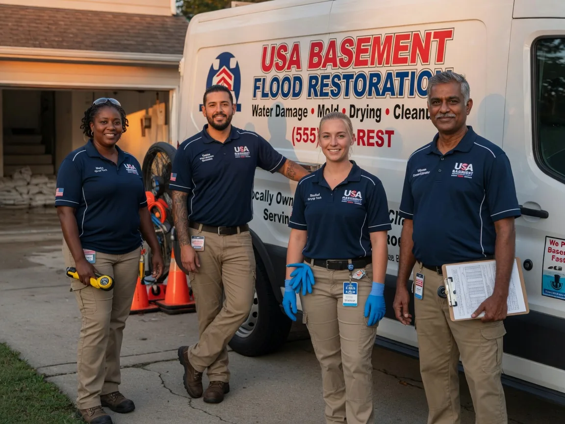 Basement Flood Cleanup company in Kellyville, OK